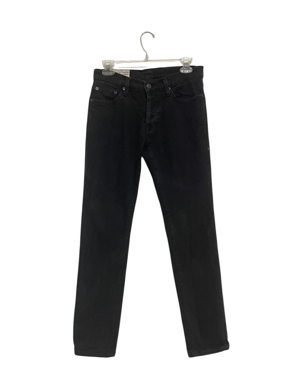 Imogene and Willie Mens Size 29 Griffin Jeans Made In USA Black Denim Button Fly